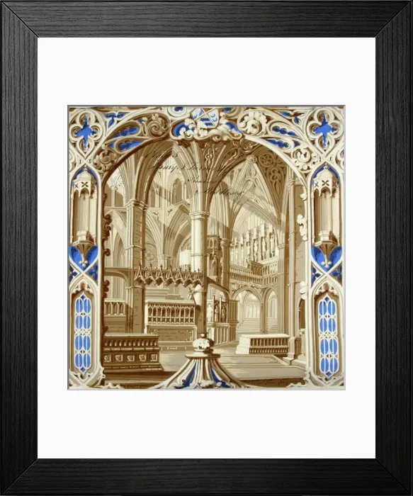 Framed Print : 19th century Wallpaper Framed Print : 19th century Wallpaper