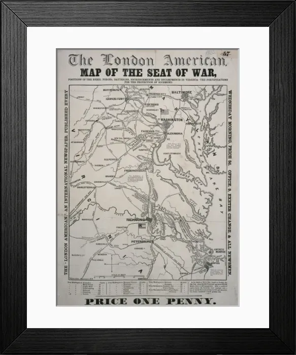 Framed Print : American Civil War Framed Print : American Civil War