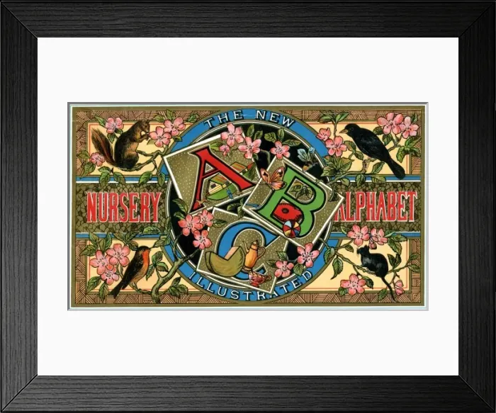 Framed Print : Nursery Alphabet Framed Print : Nursery Alphabet