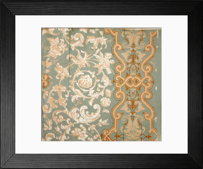 Framed Print : 19th century Wallpaper Framed Print : 19th century Wallpaper