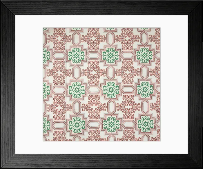 Framed Print : 19th century Wallpaper Framed Print : 19th century Wallpaper