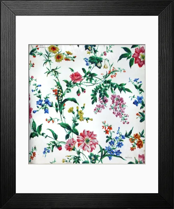 Framed Print : 19th century Wallpaper Framed Print : 19th century Wallpaper