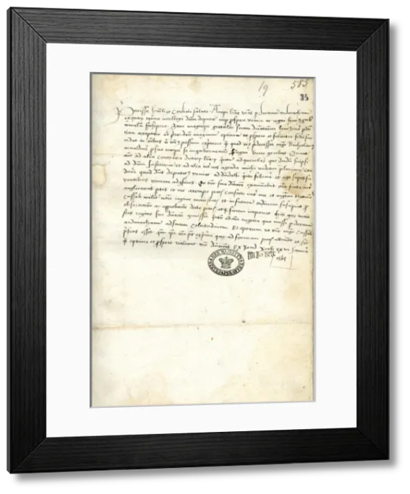 Framed Print : Letter from Shane O Neil Framed Print : Letter from Shane O Neil