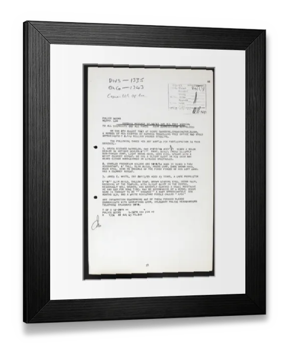 Framed Print : The Great Train Robbery Framed Print : The Great Train Robbery
