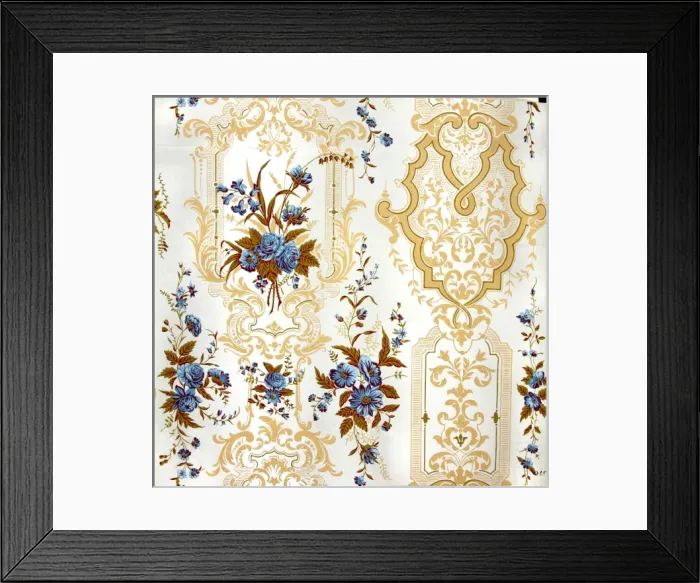 Framed Print : 19th century Wallpaper Framed Print : 19th century Wallpaper