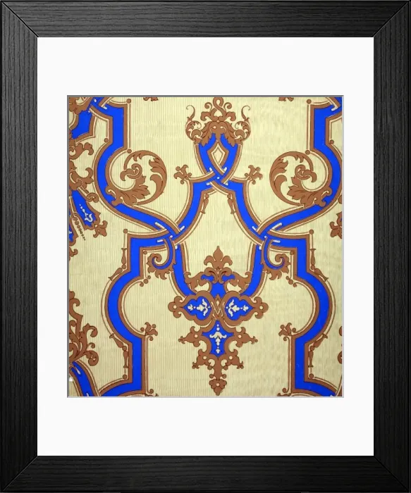 Framed Print : 19th century Wallpaper Framed Print : 19th century Wallpaper