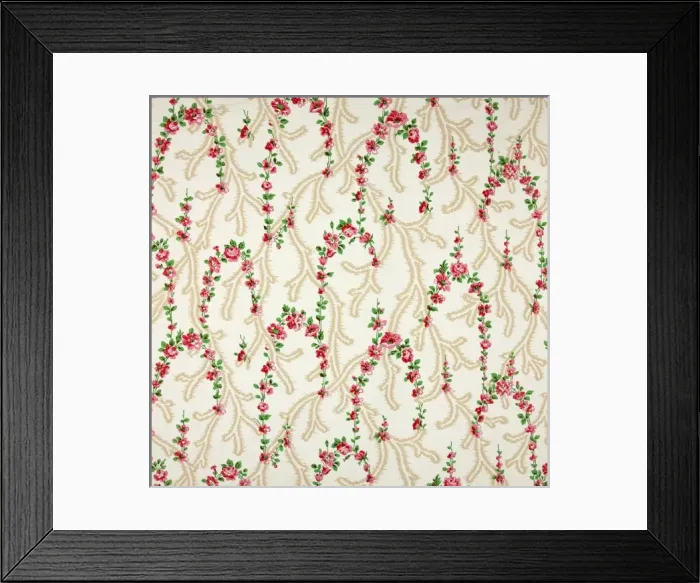 Framed Print : 19th century Wallpaper Framed Print : 19th century Wallpaper