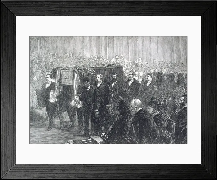 Framed Print : Funeral of Livingstone Framed Print : Funeral of Livingstone
