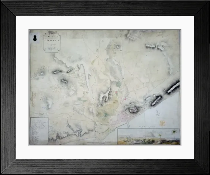 Framed Print : Map of Alicante Framed Print : Map of Alicante