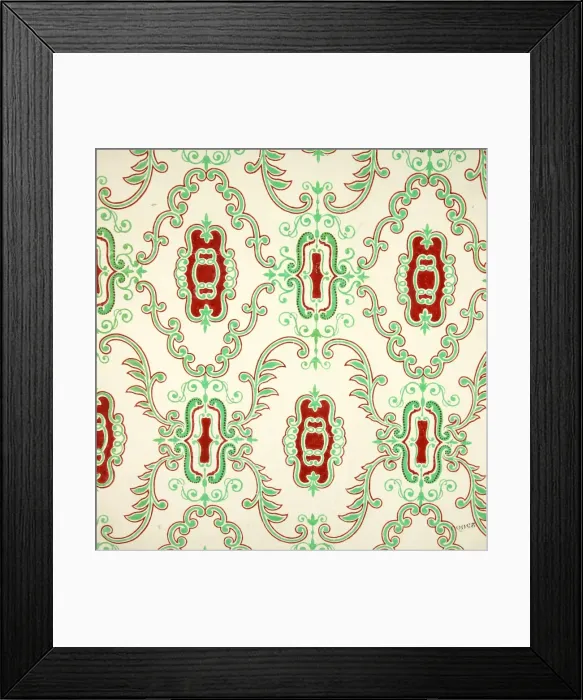 Framed Print : 19th century Wallpaper Framed Print : 19th century Wallpaper