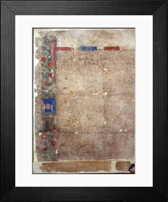 Framed Print : Treaty of Perpetual Peace 1502 Framed Print : Treaty of Perpetual Peace 1502