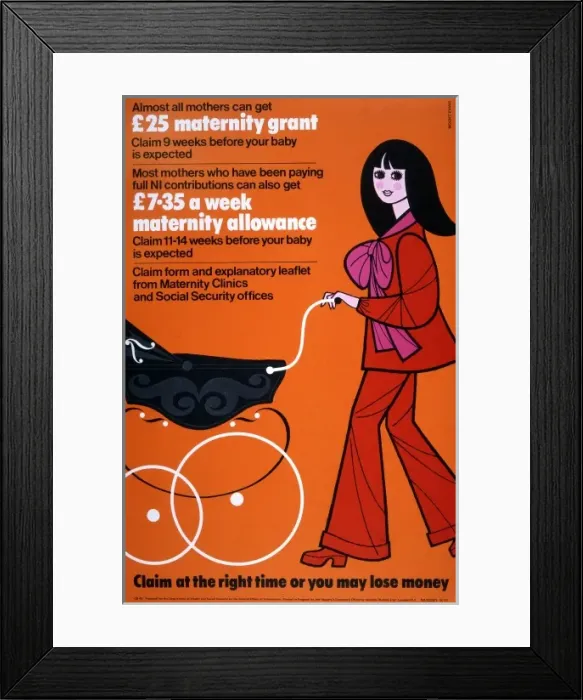 Framed Print : Maternity Grant Poster Framed Print : Maternity Grant Poster