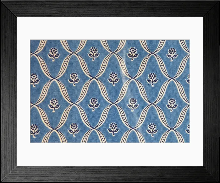 Framed Print : Patterned material