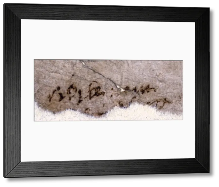 Framed Print : Will of William Shakespeare Framed Print : Will of William Shakespeare