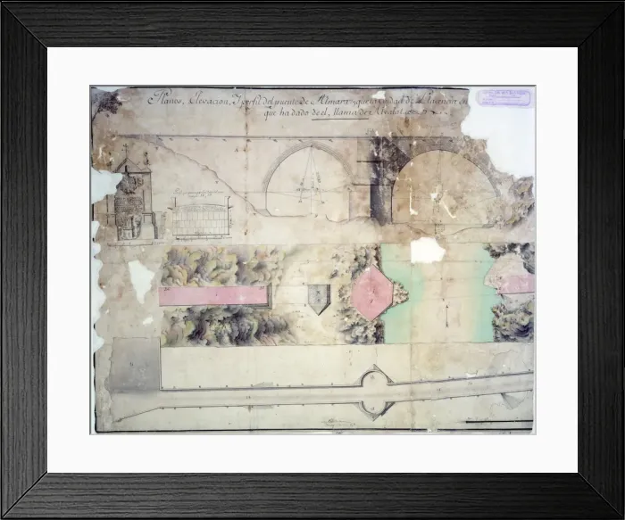 Framed Print : Map of Plasencia Framed Print : Map of Plasencia