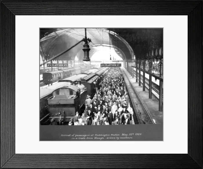 Framed Print : General Strike 1926 Framed Print : General Strike 1926