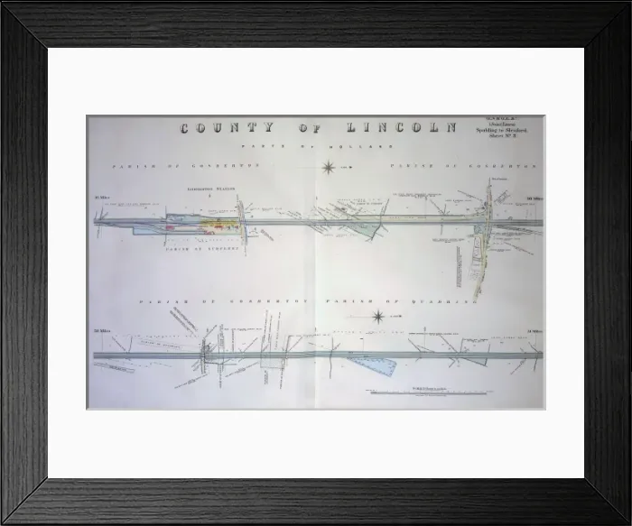 Framed Print : GN and GER railway lines Framed Print : GN and GER railway lines