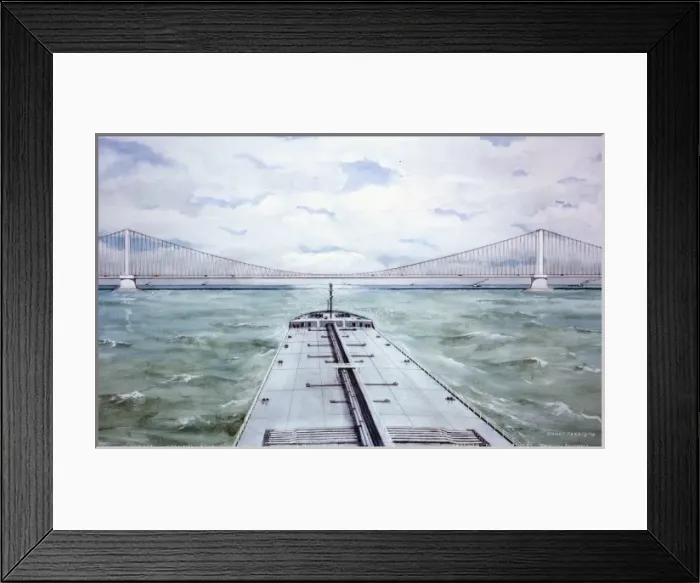 Framed Print : Channel Road Bridge Framed Print : Channel Road Bridge