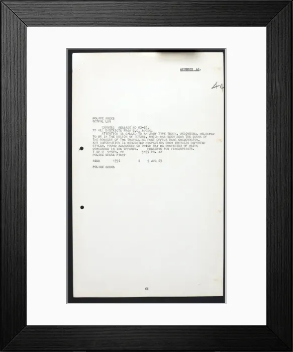 Framed Print : The Great Train Robbery Framed Print : The Great Train Robbery