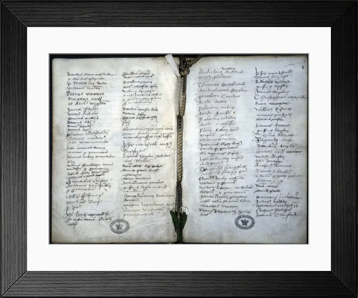 Framed Print : Henry VIII annulment