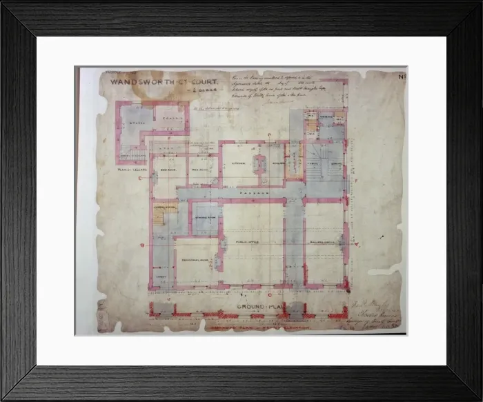 Framed Print : Wandsworth County Court Framed Print : Wandsworth County Court