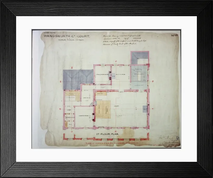 Framed Print : Wandsworth County Court Framed Print : Wandsworth County Court