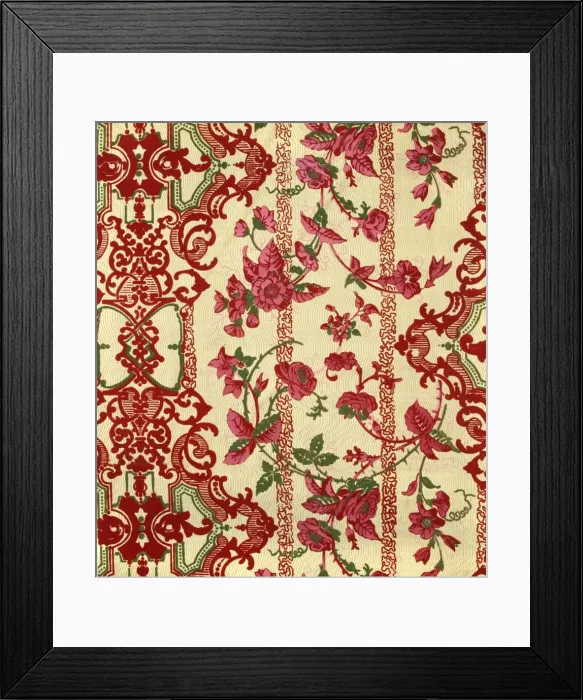Framed Print : 19th century Wallpaper Framed Print : 19th century Wallpaper