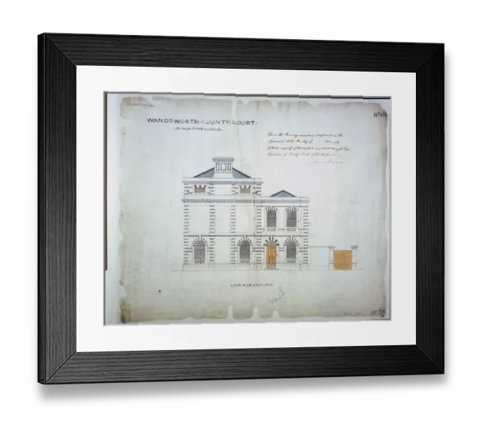 Framed Print : Wandsworth County Court Framed Print : Wandsworth County Court