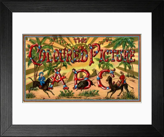 Framed Print : ABC box lid Framed Print : ABC box lid