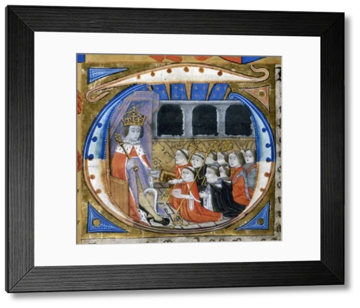 Framed Print : Indenture Septipartite Framed Print : Indenture Septipartite