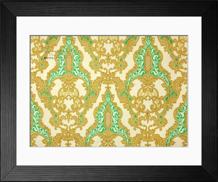 Framed Print : 19th century Wallpaper Framed Print : 19th century Wallpaper