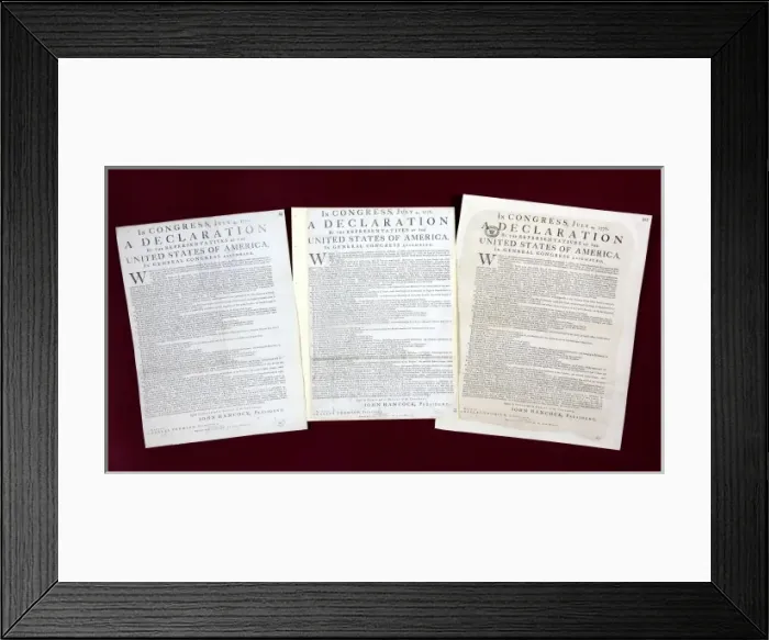 Framed Print : Declaration of Independence 1776 Framed Print : Declaration of Independence 1776