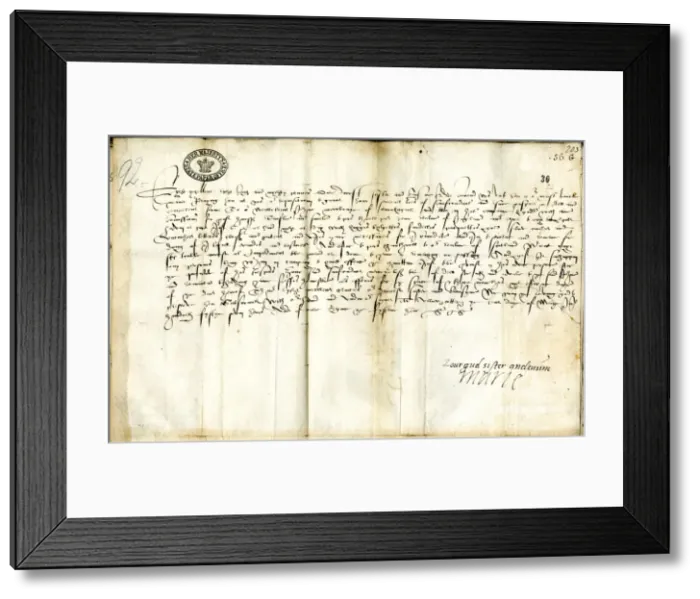 Framed Print : Letter from Mary, Queen of Scots Framed Print : Letter from Mary, Queen of Scots