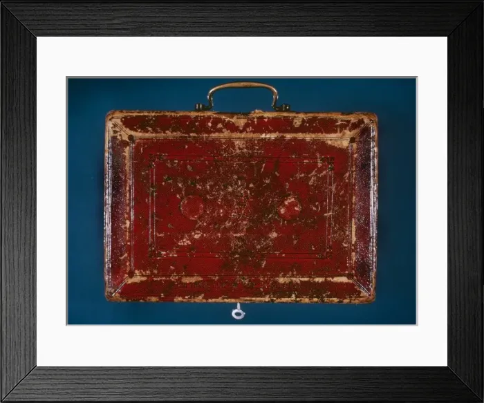 Framed Print : Gladstones budget box Framed Print : Gladstones budget box