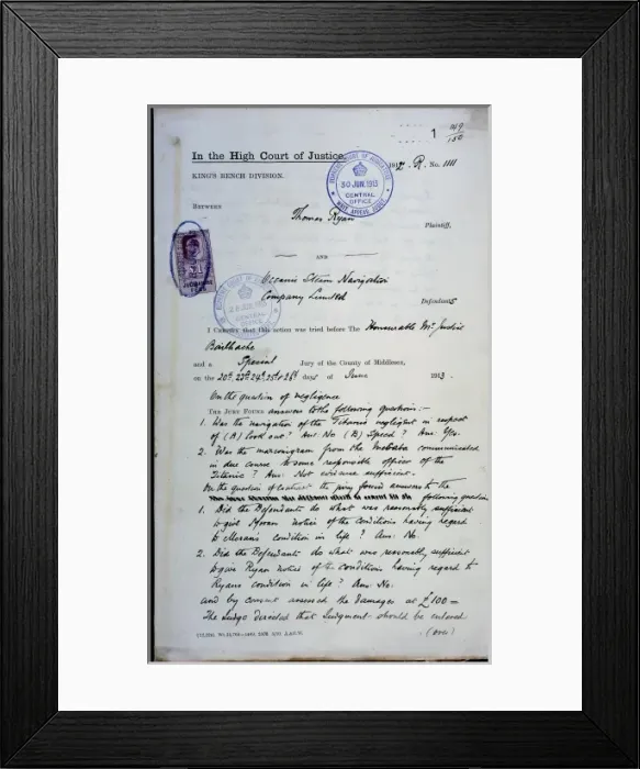 Framed Print : Titanic charges Framed Print : Titanic charges