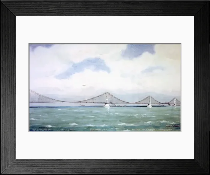 Framed Print : Channel Road Bridge Framed Print : Channel Road Bridge