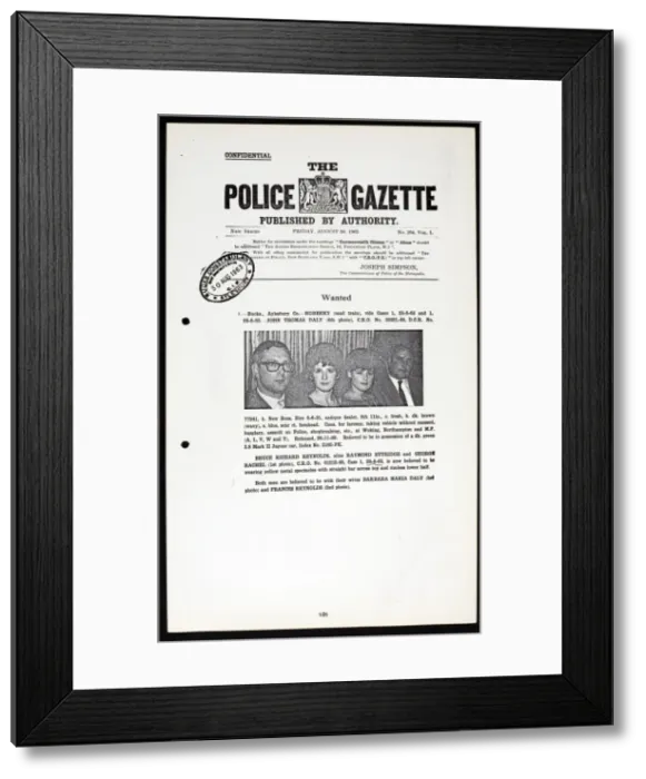 Framed Print : The Great Train Robbery Framed Print : The Great Train Robbery