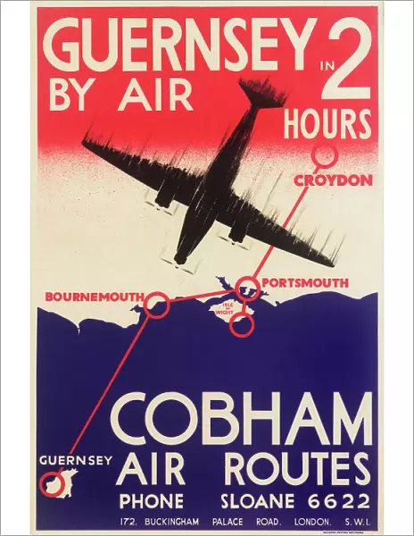 Cobham Air Routes Poster