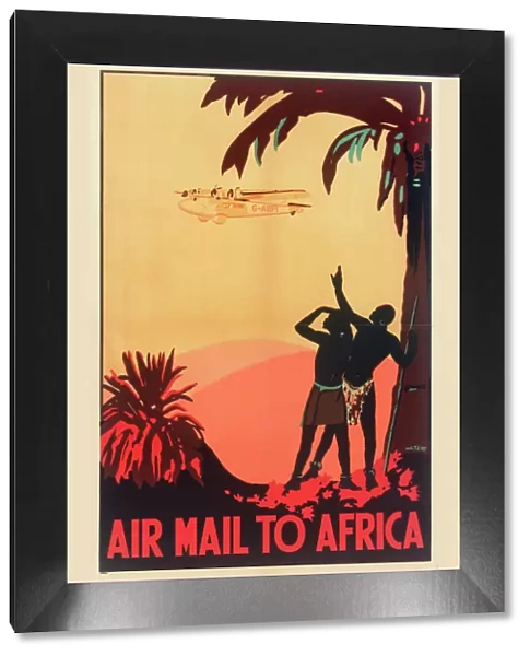 Air Mail to Africa Poster