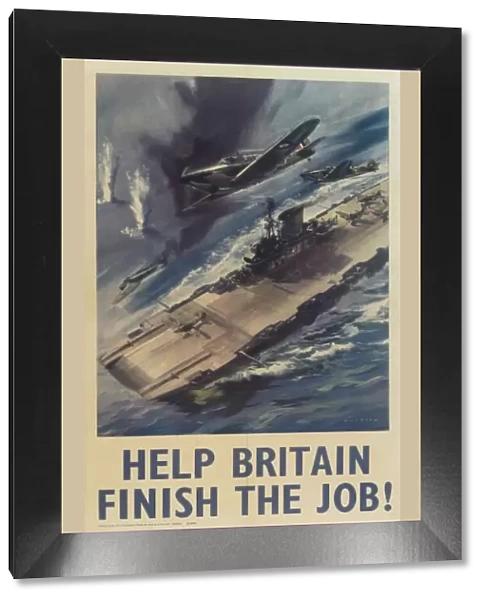 RAF Poster, Help Britain Finish The Job! WW2