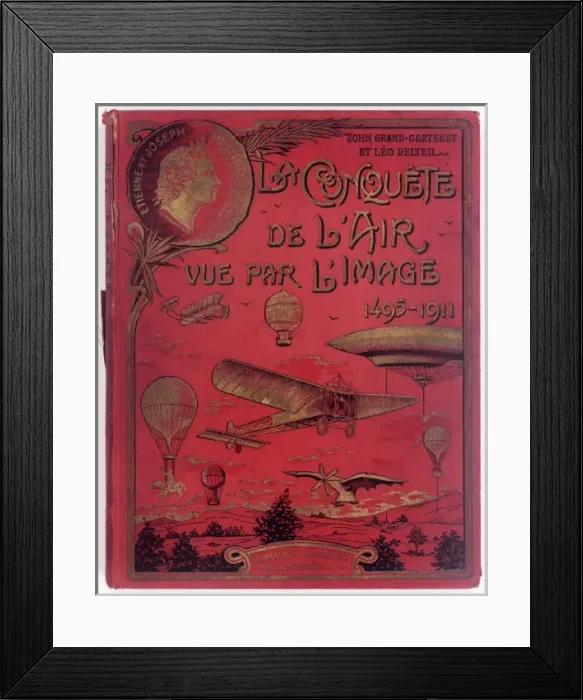 Framed Print : Book cover, La Conquete de l Air Framed Print : Book cover, La Conquete de l Air