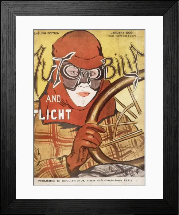 Framed Print : Magazine cover, Automobilia and Flight Framed Print : Magazine cover, Automobilia and Flight