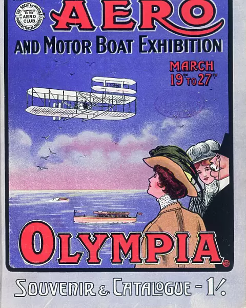 Cover design, Aero and Motor Boat Exhibition