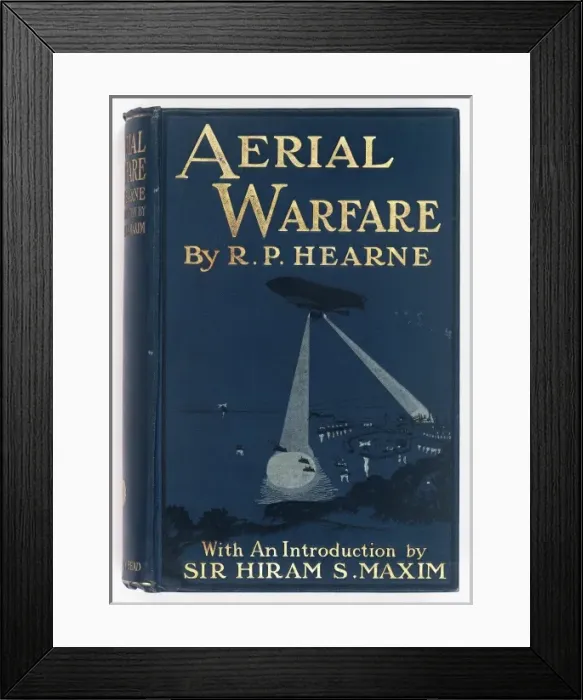 Framed Print : Book cover design, Aerial Warfare Framed Print : Book cover design, Aerial Warfare