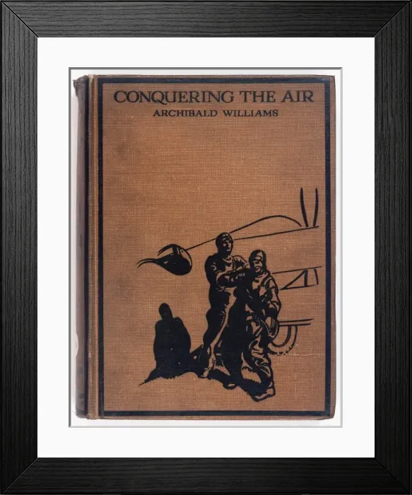 Framed Print : Book cover design, Conquering the Air Framed Print : Book cover design, Conquering the Air