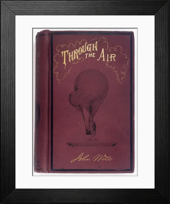 Framed Print : Book cover design, Through the Air