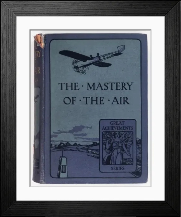 Framed Print : Book cover design, The Mastery of the Air Framed Print : Book cover design, The Mastery of the Air
