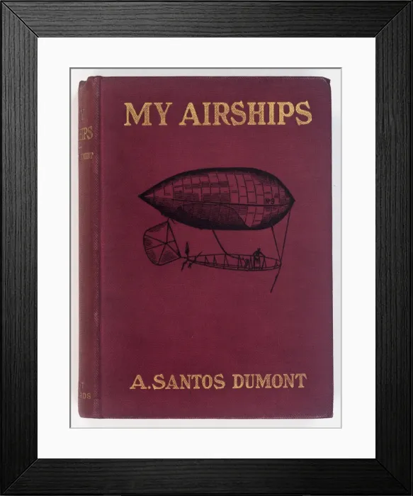 Framed Print : Book cover design, My Airships Framed Print : Book cover design, My Airships
