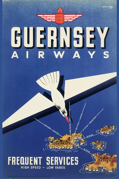 Poster, Guernsey Airways