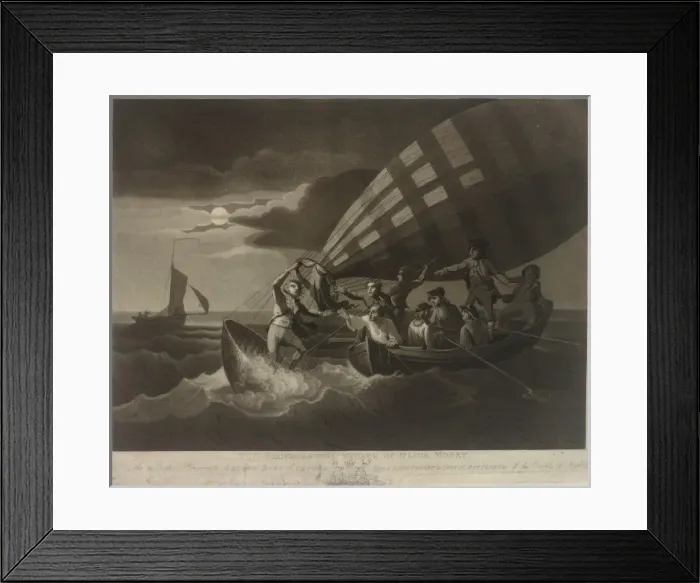 Framed Print : Rescue of Major Money off the coast of Yarmouth Framed Print : Rescue of Major Money off the coast of Yarmouth